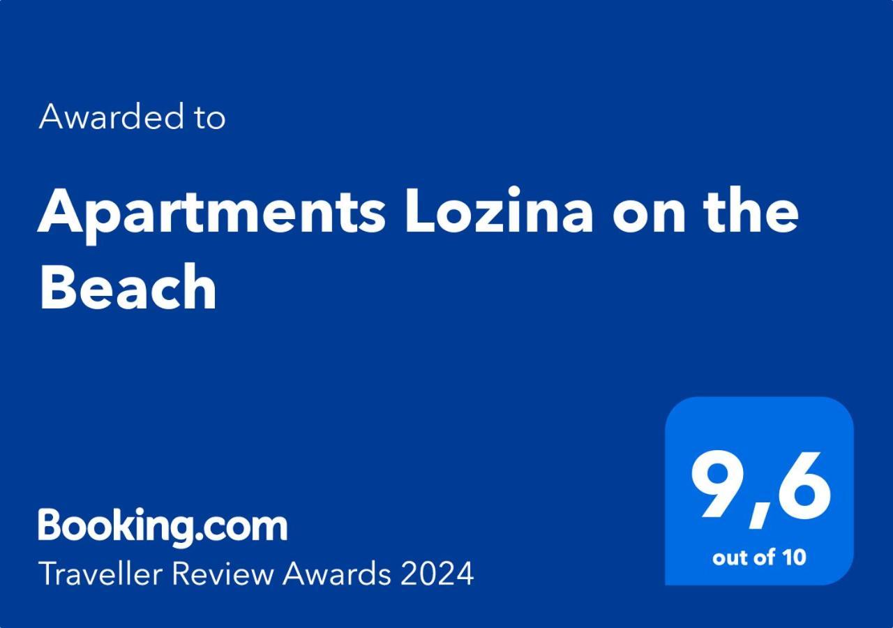 Apartments Lozina On The Beach Omiš Exterior foto